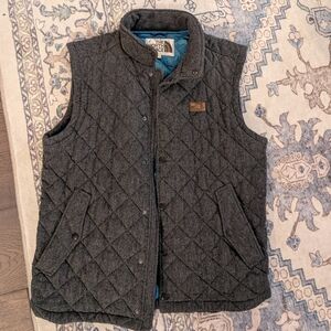 The North Face Gray Quilted Vest